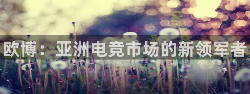 伟德app安卓版下载：欧博：亚洲电竞市场的新领军者
